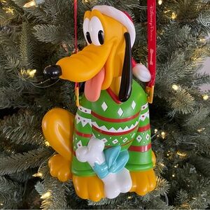 Disney Parks Pluto Christmas Ugly Sweater Popcorn Bucket - 2017
